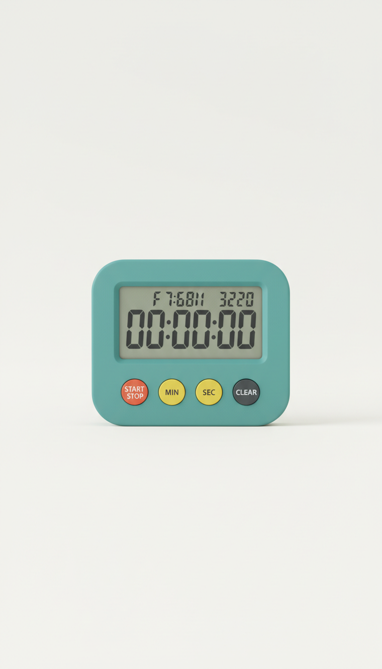 Temporizador digital compacto para cocina